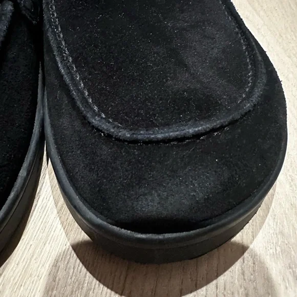 Hermes Go Mule -Black Slip-On Loafers Suede Comfort